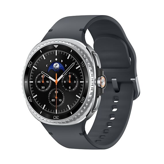 Galaxy Watch8 Classic | White | Hybrid |, Размер: 46 мм, Цвет: White, Тип ремешка: Hybrid, Цвет ремешка: Black, Размер ремешка: S/M/L, Подключение часов: Bluetooth / Wi-Fi